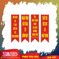 Cờ đuôi nheo may theo yêu cầu