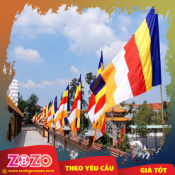 Cờ phật giáo dọc