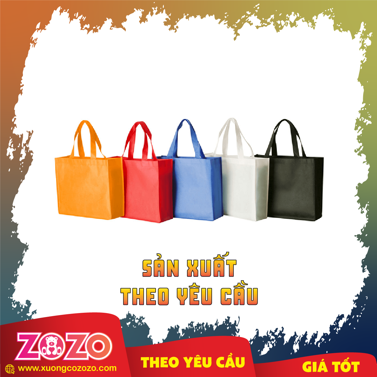 Sản xuất túi vải không dệt -04 San xuat tui vai khong det 04