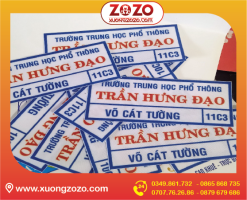 In logo trường học – Ủi dán lên áo theo yêu cầu, tiện lợi – nhanh chóng – bền đẹp