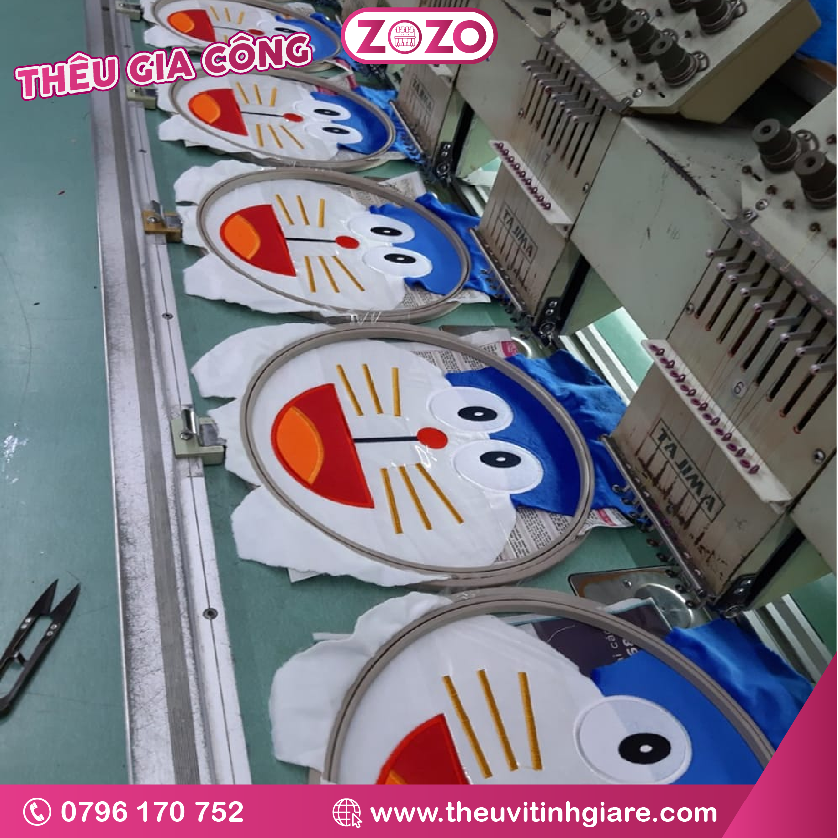 Xưởng Thêu Gia Công HCM-08 Xuong Theu Gia Cong HCM 08