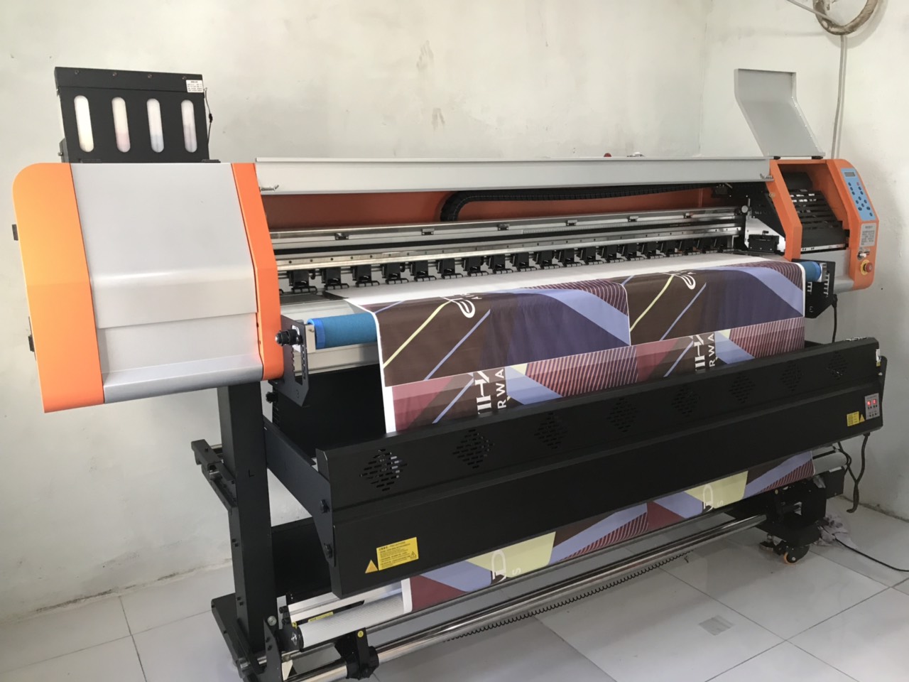 In chuyển nhiệt vải cây