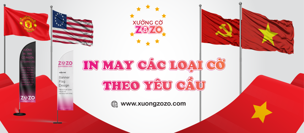Chuyên cung cấp sỉ và lẻ cờ tổ quốc giá rẻ - Xưởng Cờ ZOZO 1 may co dep gia re 01